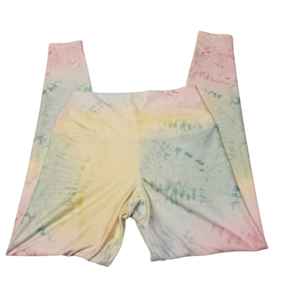 Pastel Tie-Dye Leggings Size XS - Picture 2 of 8